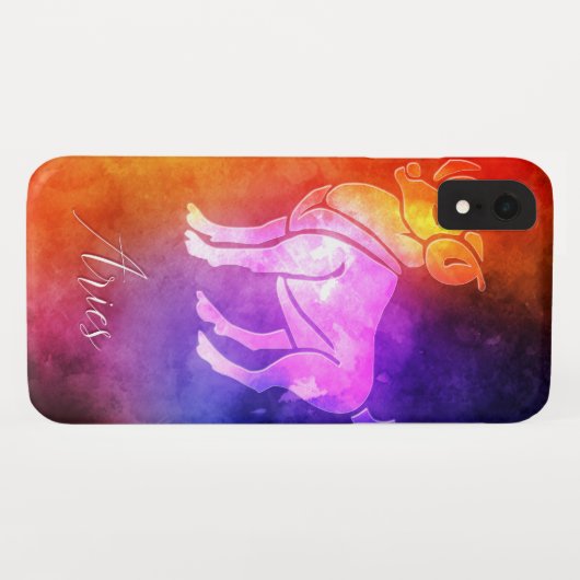 Zodiac : Aries Candy Colors Handy Cover (Rückseite (Horizontal))