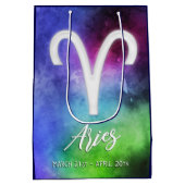Zodiac: Aries Dates Mittlere Geschenktüte (Rückseite)