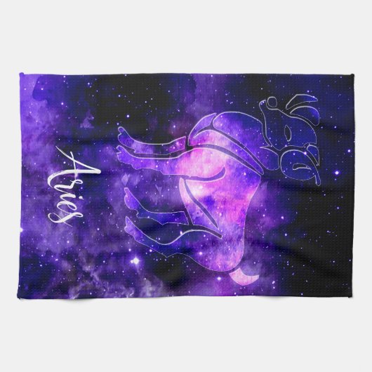 Zodiac: Aries Geschirrtuch (Horizontal)