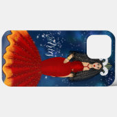 Zodiac Aries Goddess in Blue Celestial Case-Mate iPhone Hülle (Rückseite (Horizontal))