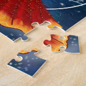 Zodiac Aries Goddess mit Planet Mars Celestis Puzzle (Seite)