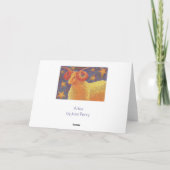 Zodiac Aries "Happy Birthday" Grüße Karte (Rückseite)