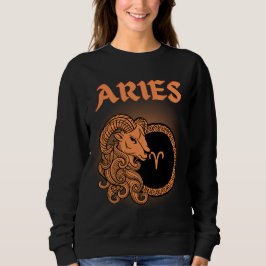 Zodiac Aries im mittelalterlichen Stil Sweatshirt