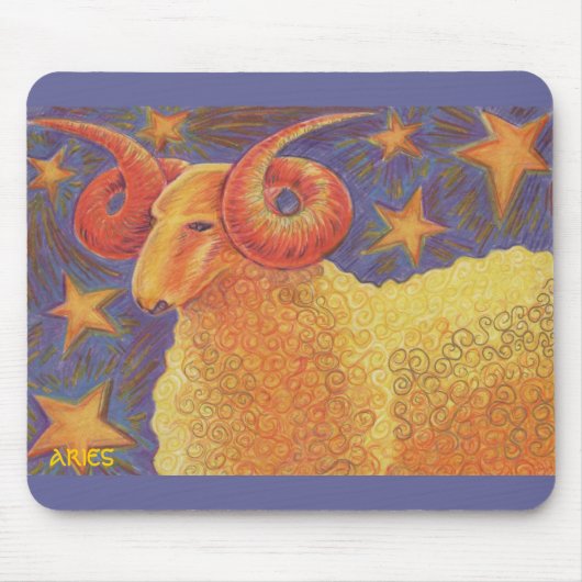 Zodiac Aries mousepad (Vorne)
