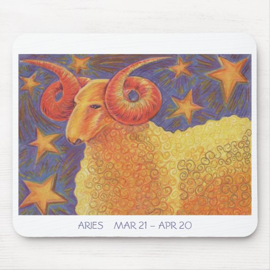 Zodiac Aries Mousepad (Vorne)