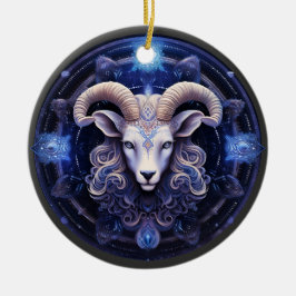 Zodiac Aries Personalisiert Astrologie Ornament
