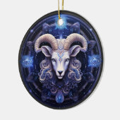 Zodiac Aries Personalisiert Astrologie Ornament (Links)