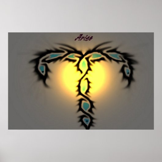 Zodiac Aries Poster (Vorne)