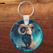 Zodiac Aries Ram Customizing Personal Schlüsselanh Schlüsselanhänger (Vorderseite)