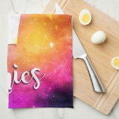 Zodiac: Aries Space Candy Geschirrtuch (Viertel Falte)