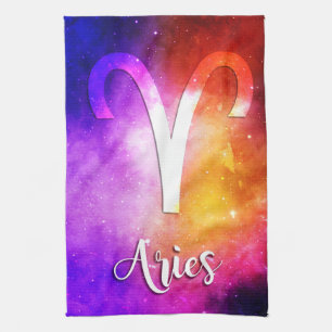 Zodiac: Aries Space Candy Geschirrtuch