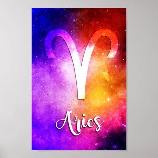 Zodiac: Aries Space Candy Poster (Vorne)