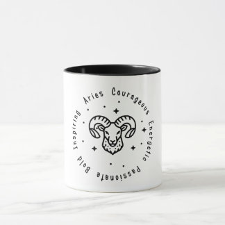 Zodiac Aries Tasse