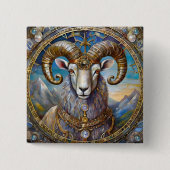 Zodiac - Aries the Ram Button (Vorderseite)