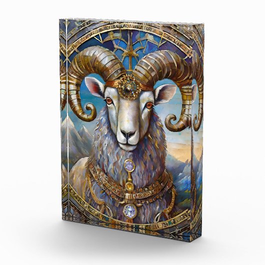 Zodiac - Aries the Ram Fotoblock (Rechts)