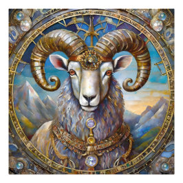 Zodiac - Aries the Ram Fotodruck