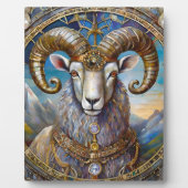 Zodiac - Aries the Ram Fotoplatte (Vorderseite)