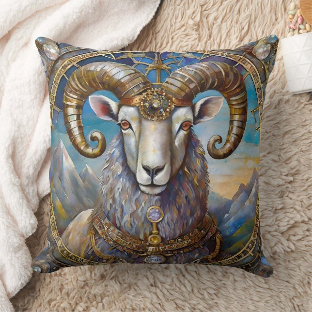 Zodiac - Aries the Ram Kissen (Decke)