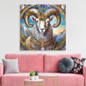Zodiac - Aries the Ram Leinwanddruck (Insitu (Wohnzimmer))