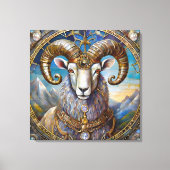 Zodiac - Aries the Ram Leinwanddruck (Vorderseite)