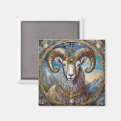 Zodiac - Aries the Ram Magnet (Vorderseite/Rückseite)
