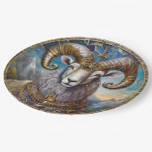 Zodiac - Aries the Ram Pappteller (Schrägansicht)