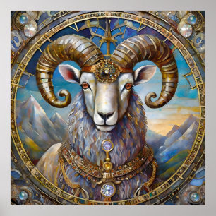 Zodiac - Aries the Ram Poster