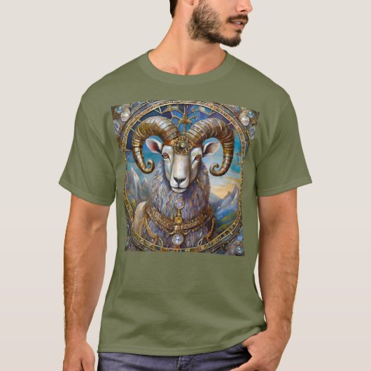 Zodiac - Aries the Ram T-Shirt (Vorderseite)