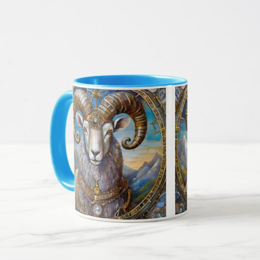 Zodiac - Aries the Ram Tasse (Vorderseite Links)