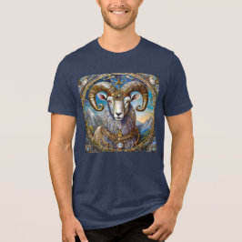 Zodiac - Aries the Ram Tri-Blend Shirt