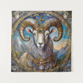 Zodiac - Aries the Ram Wandteppich (Vorderseite)