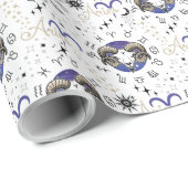 Zodiac Aries Wrapping Paper Geschenkpapier (Rolleneckpunkt)