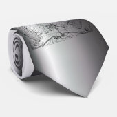 Zodiac Astrologie Chart Krawatte (Gerollt)