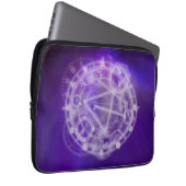 Zodiac Astrologie Chart Laptopschutzhülle (Vorne Rechts)