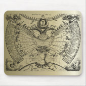 Zodiac Astrologie Chart Mousepad (Vorne)