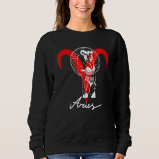 Zodiac Astrology Horoscope Gothic Aries Sweatshirt