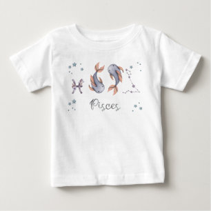 Zodiac Baby Fische Baby Body und T-Shirt