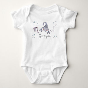 Zodiac Baby Skorpion Baby Bodyanzug und T-Shirt Strampler