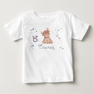 Zodiac Baby Stier Baby Bodyanzug und T-Shirt