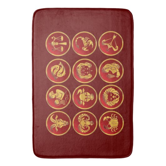 Zodiac Badematte (Vorderseite Vertikal)