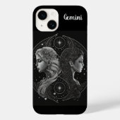 Zodiac-Beschilderungstelefon, personalisiertes Geh Case-Mate iPhone Hülle (Rückseite)