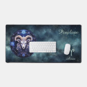 Zodiac Birth Sign Aries Astrolog Schreibtischunterlage (Tastatur & Maus)