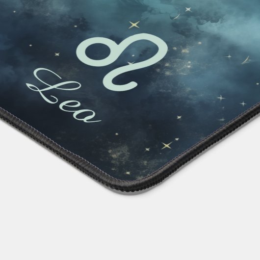 Zodiac Birth Sign Leo Astrolog Schreibtischunterlage (Ecke)