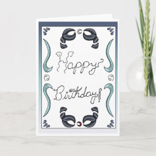 Zodiac Birthday Card Cancer Einladung