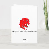 Zodiac Birthday Card für Leo (Juli... - Individuel Karte (Rückseite)