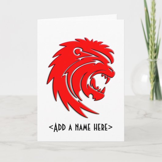 Zodiac Birthday Card für Leo (Juli... - Individuel Karte (Vorderseite)