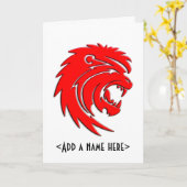 Zodiac Birthday Card für Leo (Juli... - Individuel Karte (Gelbe Blume)