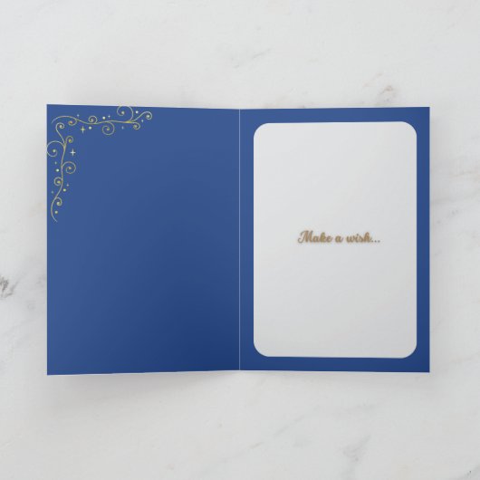 Zodiac Birthday Card (Leo) Einladung (Innenseite)