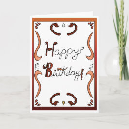Zodiac Birthday Card Scorpio Einladung