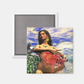 ZODIAC BIRTHDAY SIGNS / AQUARIUS MAGNET (Vorderseite/Rückseite)